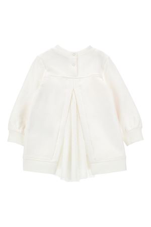 white cotton dress MONNALISA KIDS | 39F90160040190